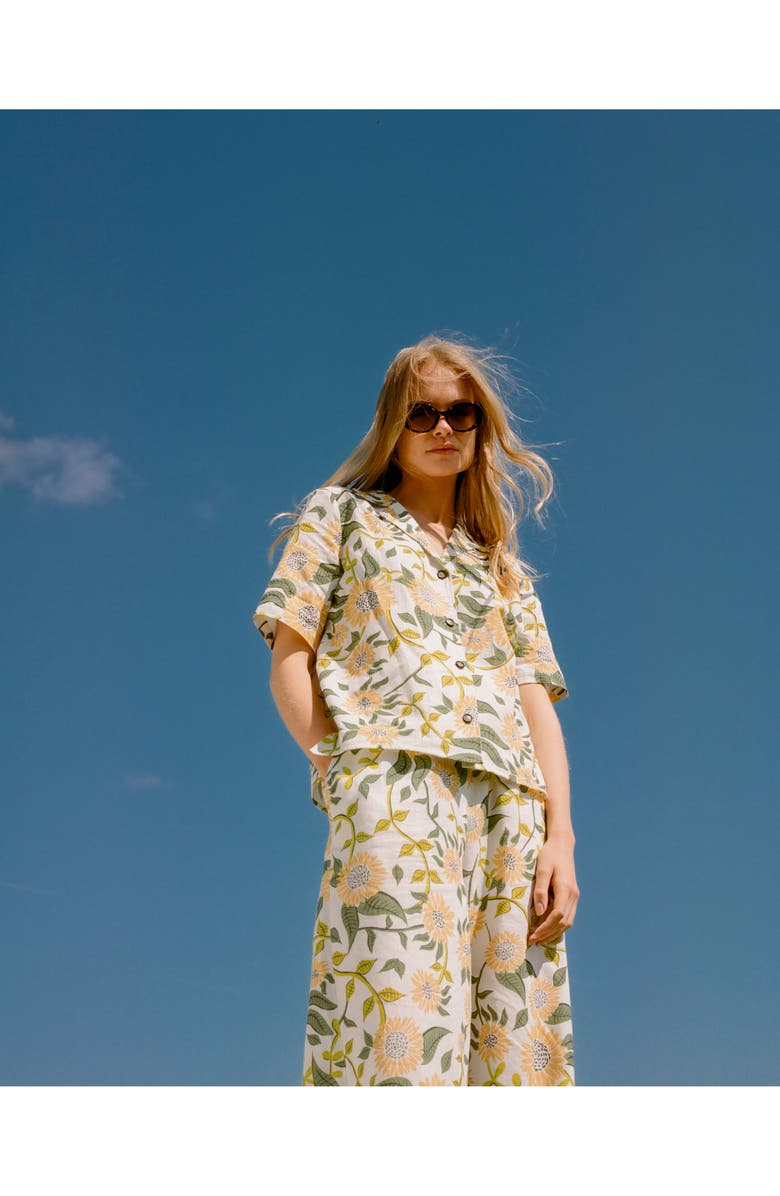 Barbour Bloomfield Floral Camp Shirt, Alternate, color, 