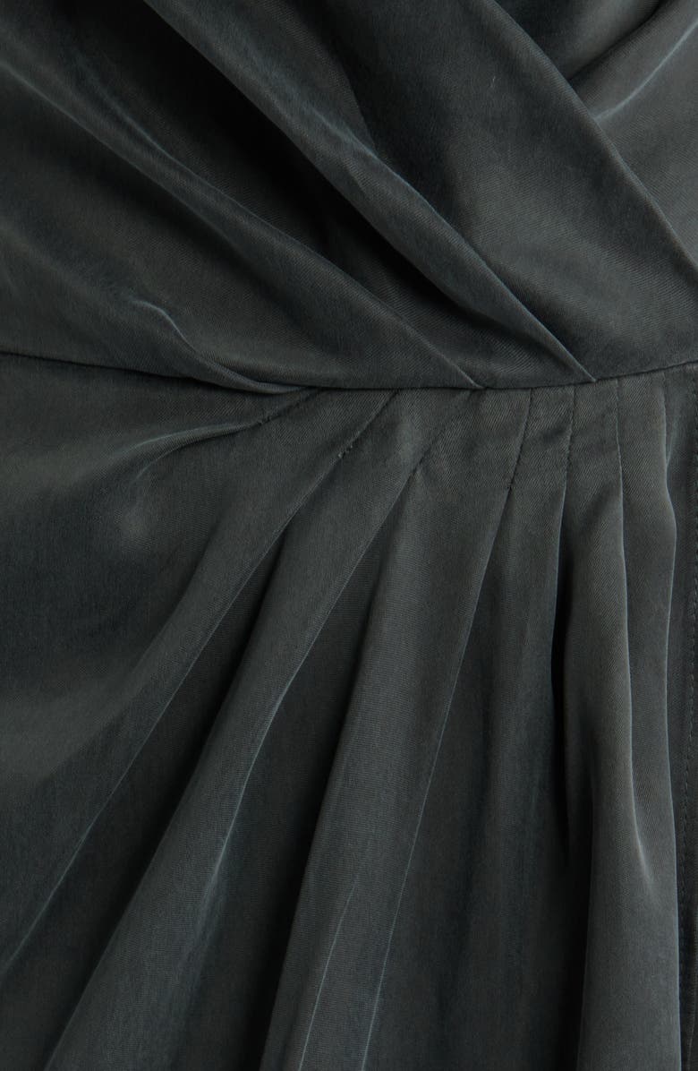 BOSS Orange Dratty Draped Midi Dress, Alternate, color, 