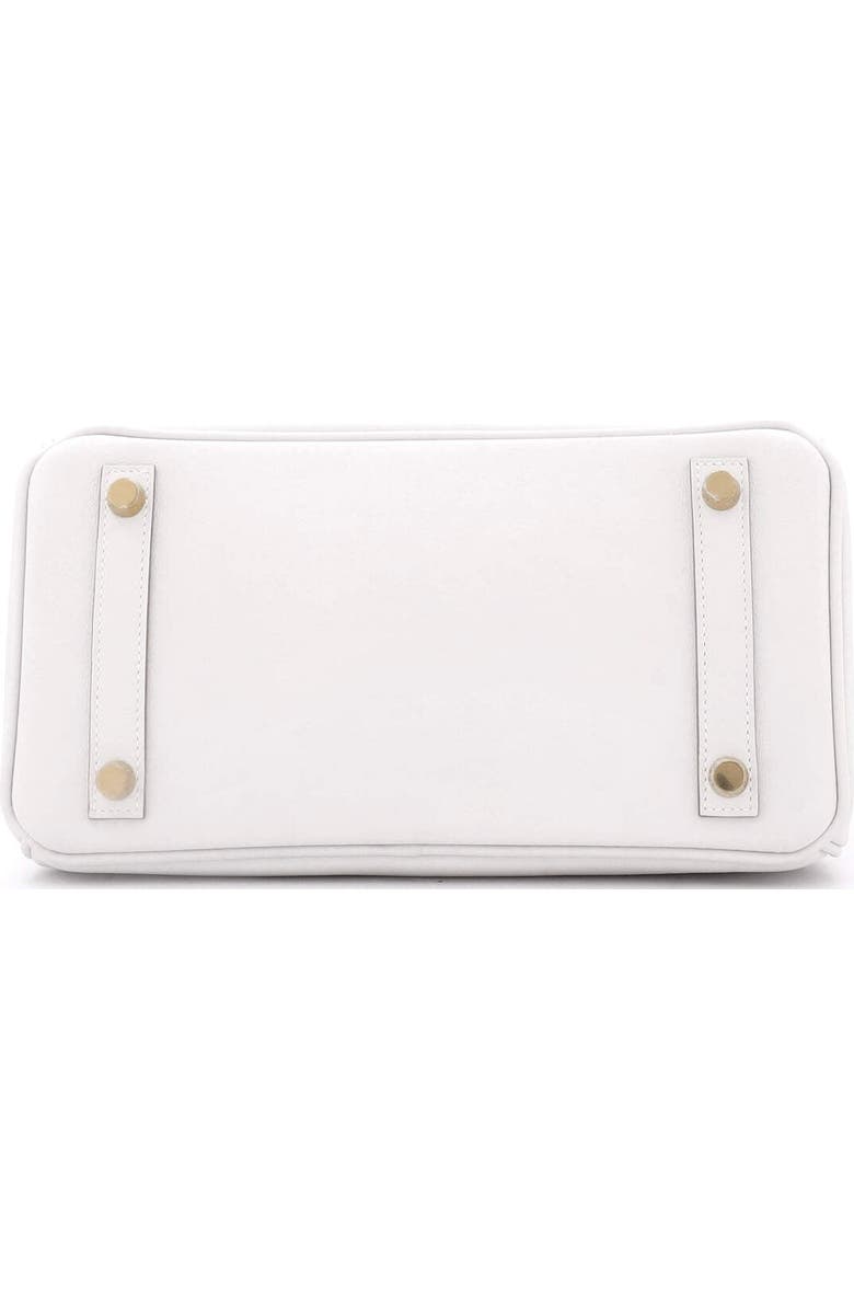 Pre-Owned Hermes Birkin Handbag Grey Swift with Gold Hardware 25, Alternate, color, Gris Pale