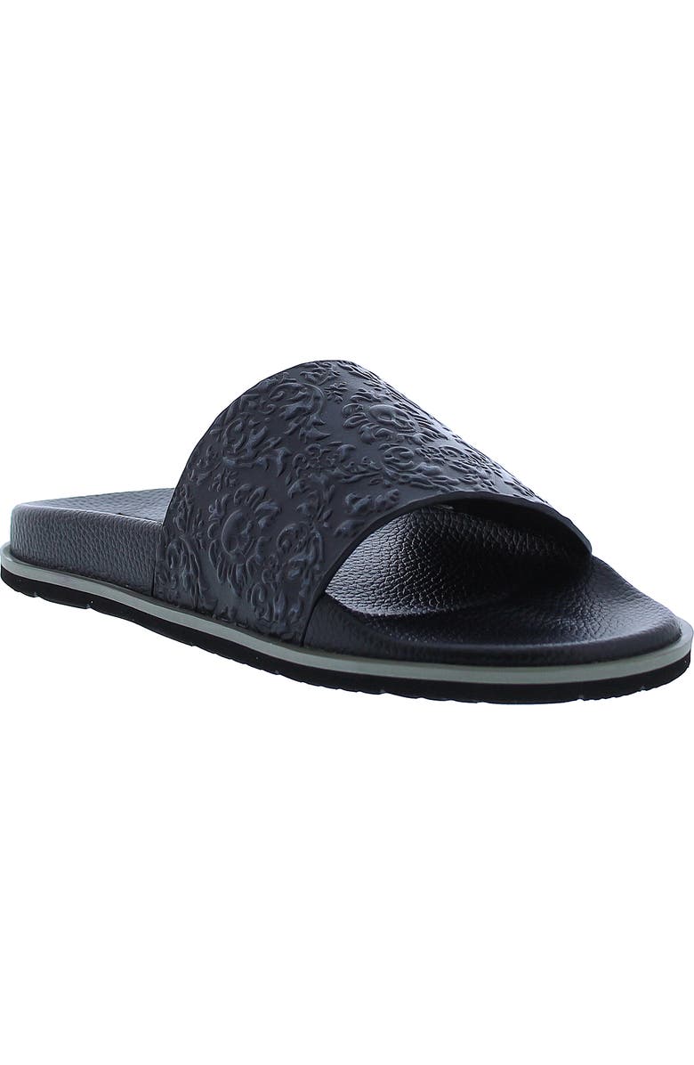Robert Graham Understory Leather Slide Sandal, Main, color,
