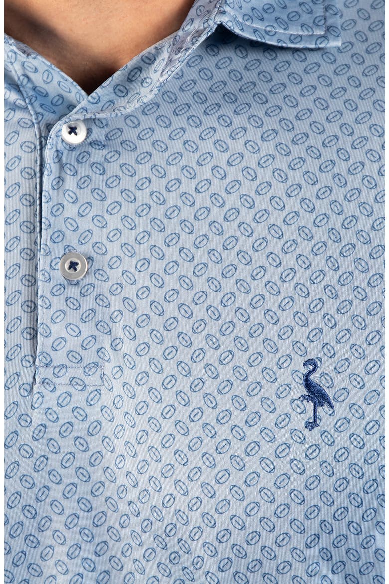 Football Performance Polo, Alternate, color, LIGHT BLUE