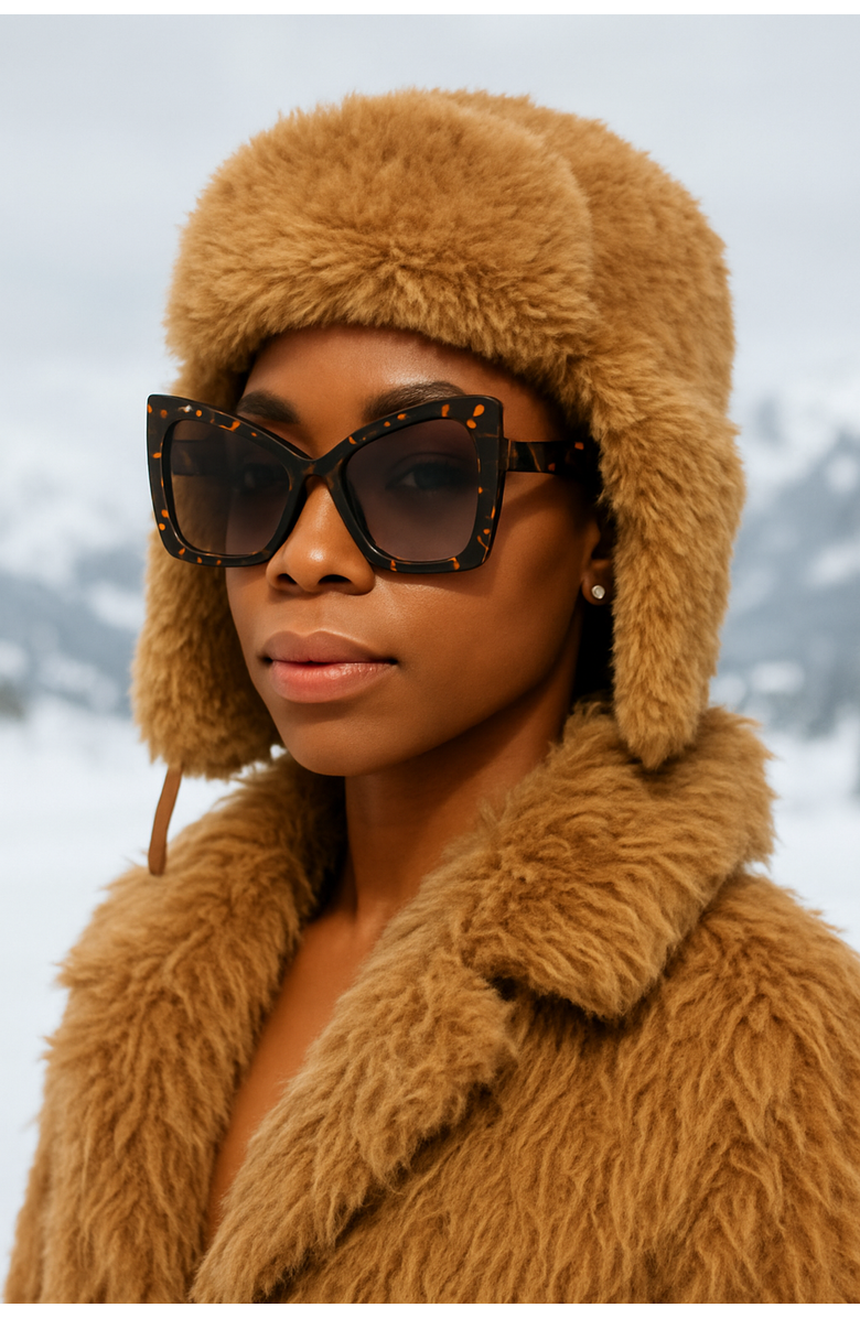 Tribal ëyës Monarch Cat Eye 52mm Sunglasses, Alternate, color, Black