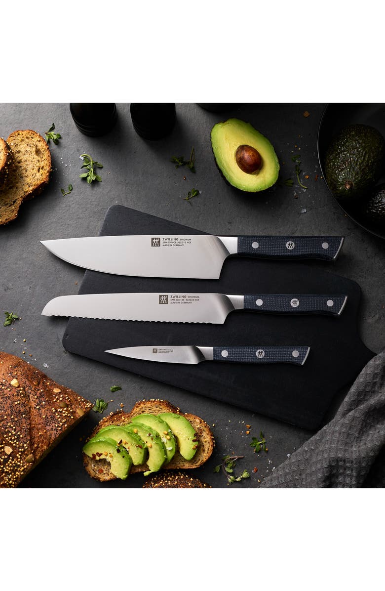 ZWILLING Spectrum 3-Piece Starter Knife Set, Alternate, color, Black
