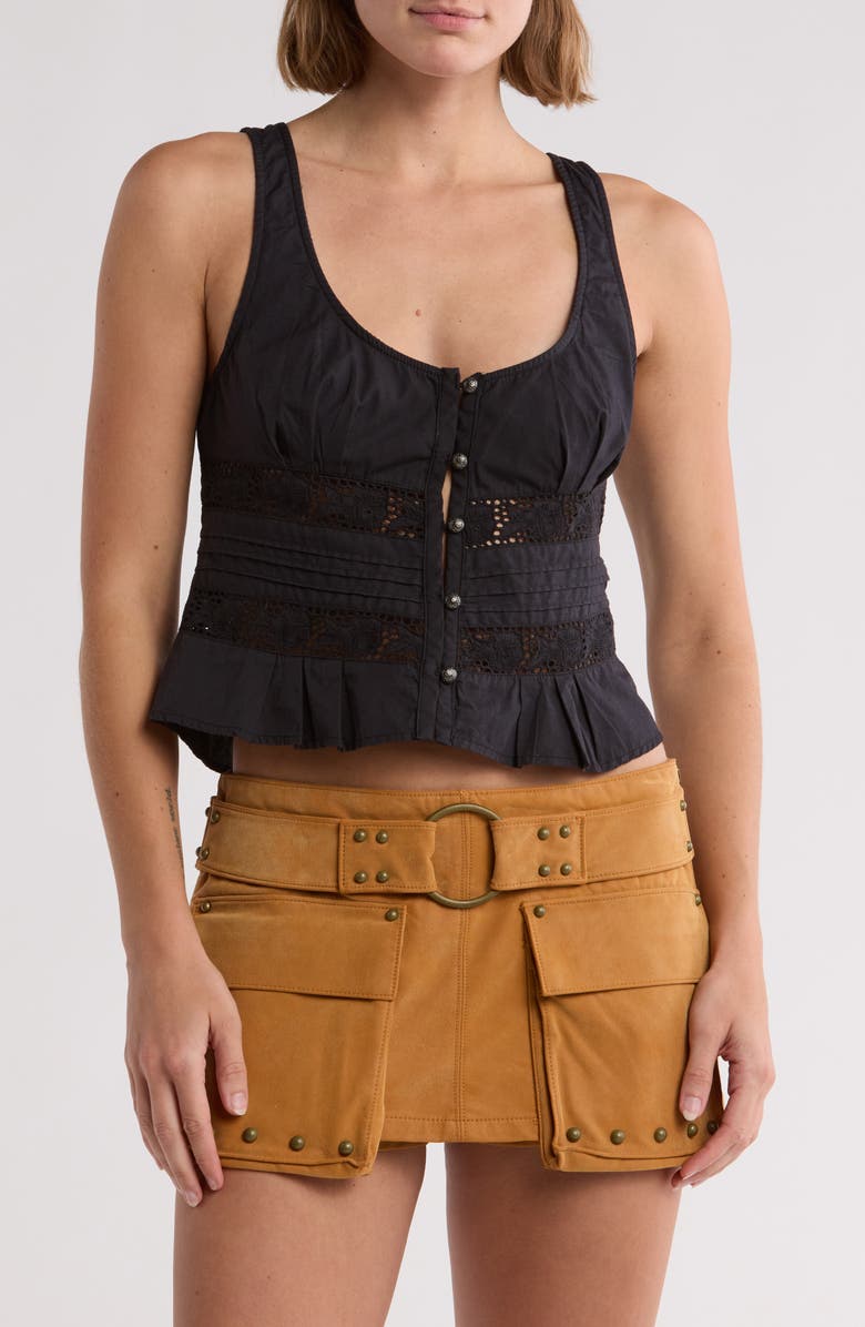 Free People Kianna Eyelet Tank, Main, color,