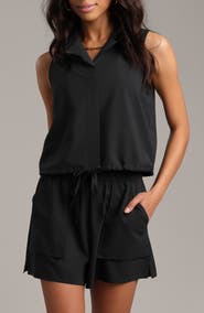 Rhone Mirage Sleeveless Performance Button-Up Shirt