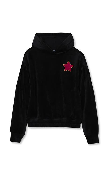Girls Plush Pullover Hoodie