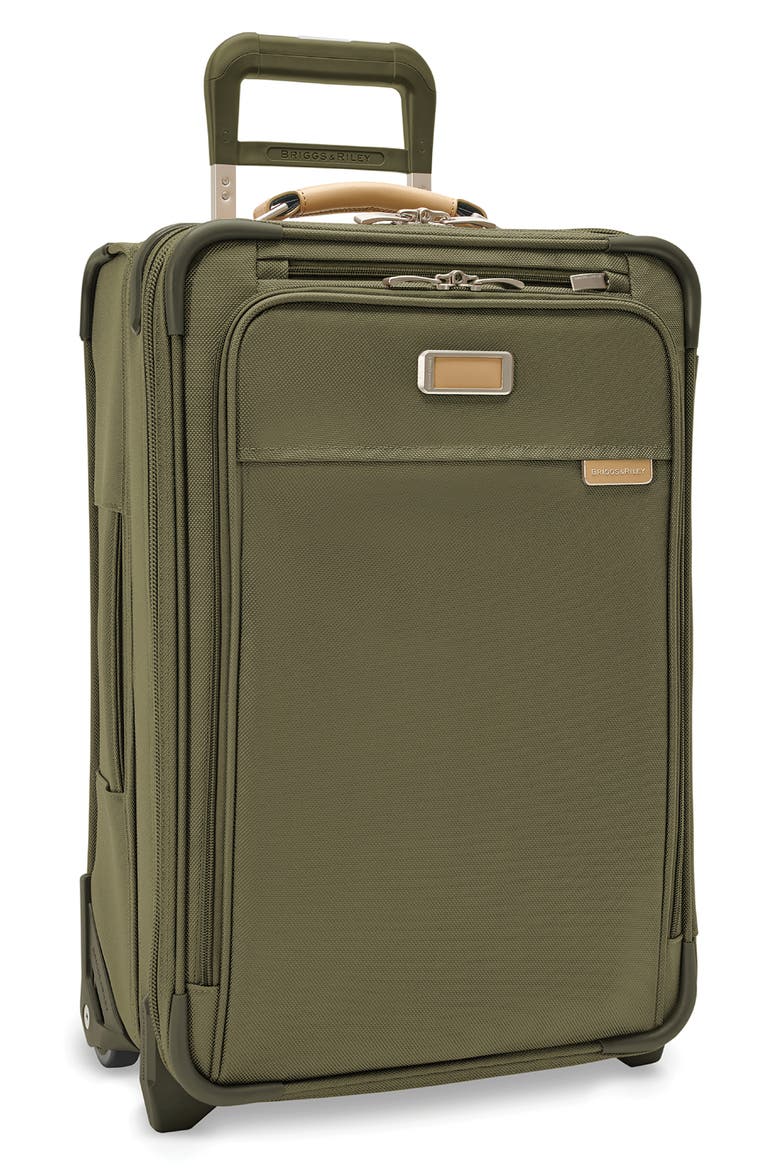 Baseline Essential 22-Inch Expandable 2-Wheel Carry-On Bag, Alternate, color, OLIVE
