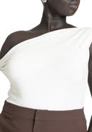 ELOQUII Asym Twist Sleeve Top