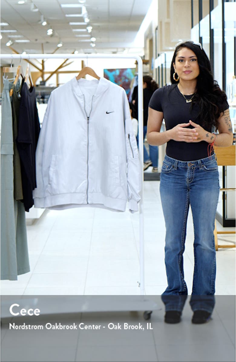 Sportswear Reversible Varsity Quilted Bomber Jacket, sales video thumbnail