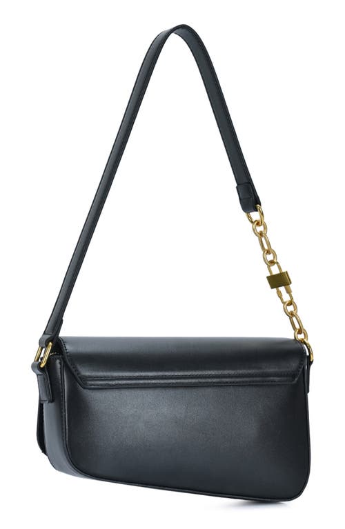 Madison West Mini Asymmetric Shoulder Bag In Black