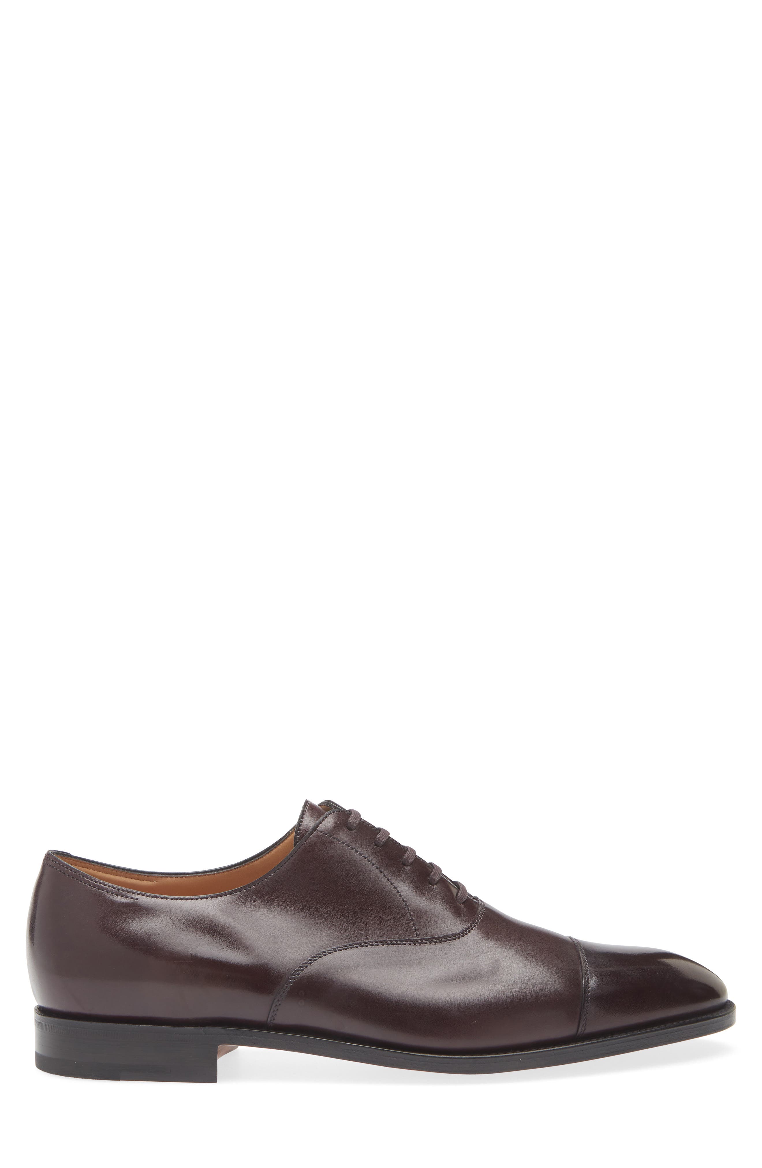 John Lobb City II Cap Toe Oxford, Alternate, color, Oxblood