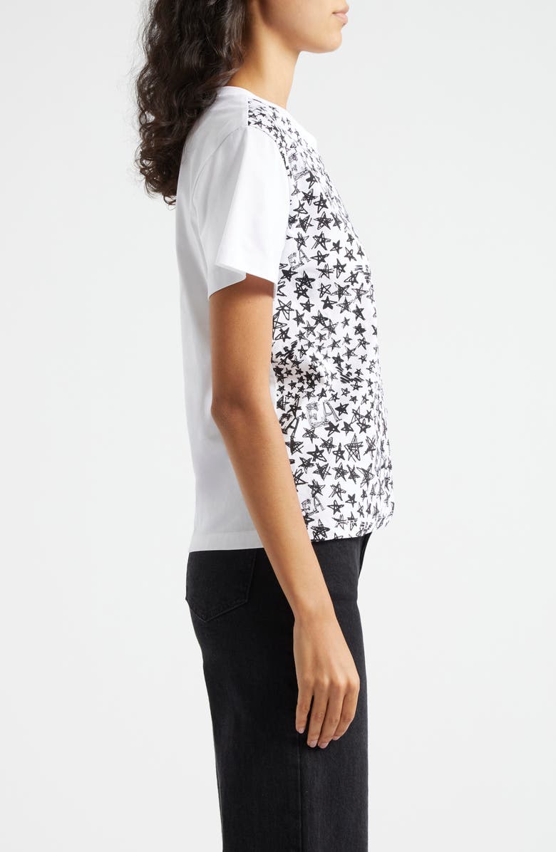 Emporio Armani Star Print Cotton T-Shirt, Alternate, color,