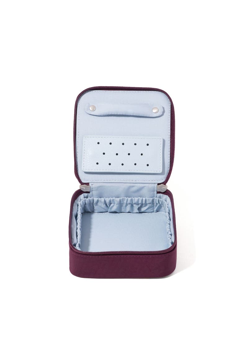 Travel Jewelry Box, Alternate, color, MULBERRY