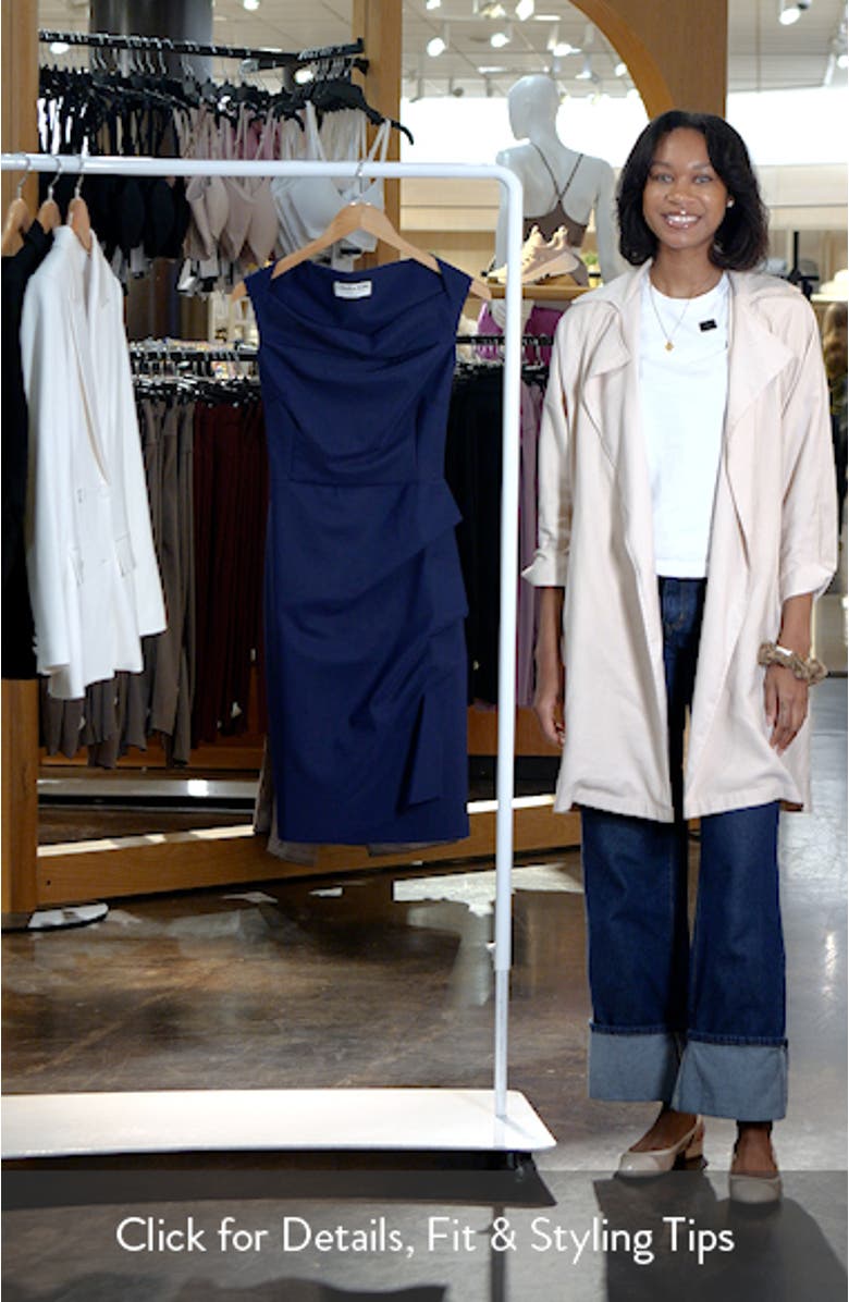 'Melania' Jersey Dress, sales video thumbnail