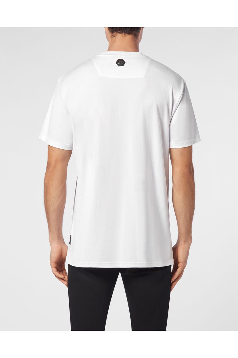 T-Shirt Round Neck Iconic Plein Men, Alternate, color, white