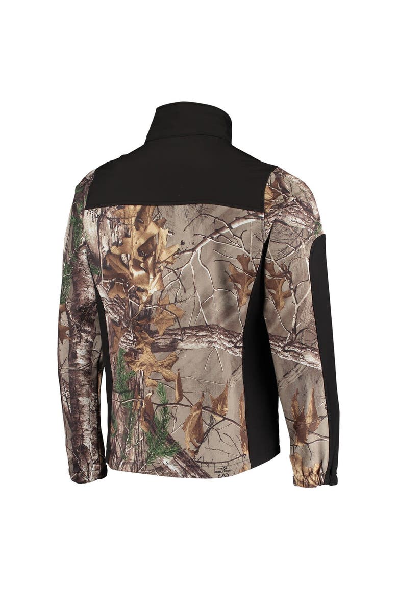 Men's Dunbrooke Realtree Camo/Black Kansas City Chiefs Circle Hunter Softshell Full-Zip Jacket, Alternate, color, Realtree Camo