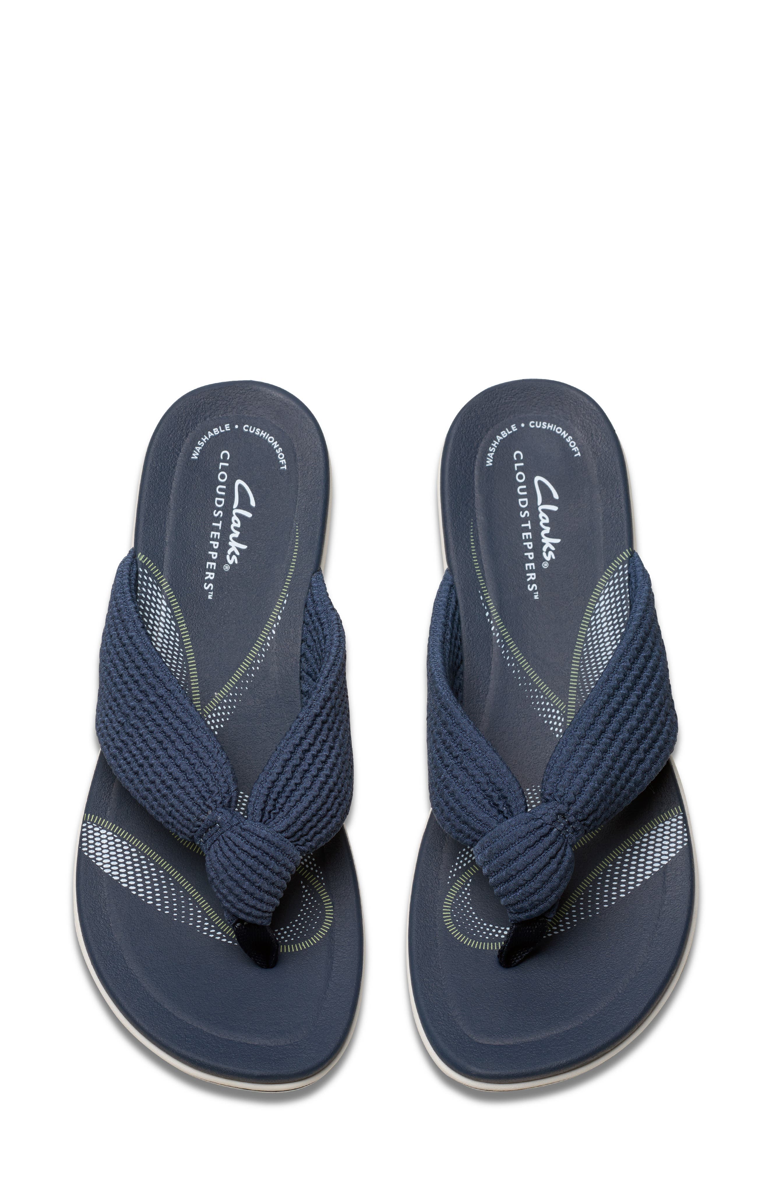 Breezerae Erin Wedge Sandal, Alternate, color, NAVY