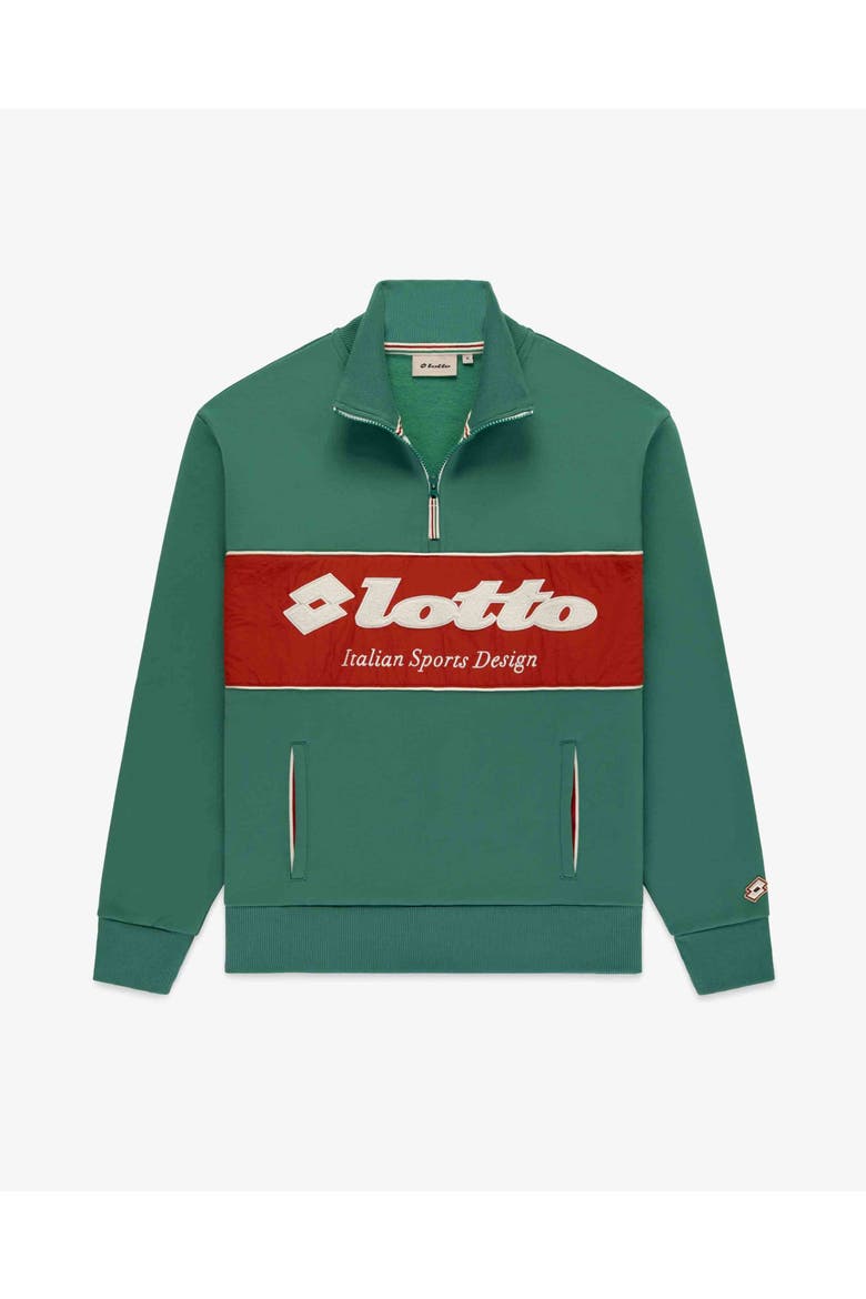 Uniforme ¼ Zip Men's Pullover, Main, color, Pine Green
