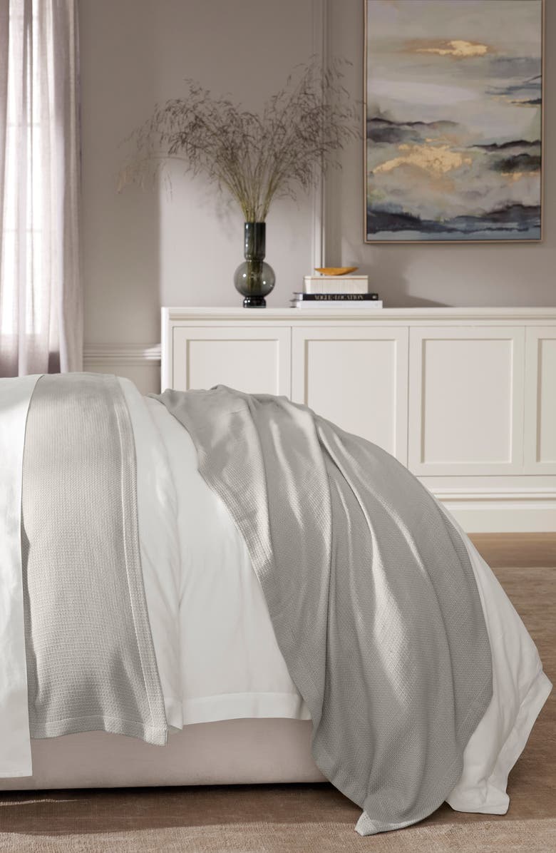 Boll & Branch Lightweight Bed Blanket, Alternate, color, Pewter