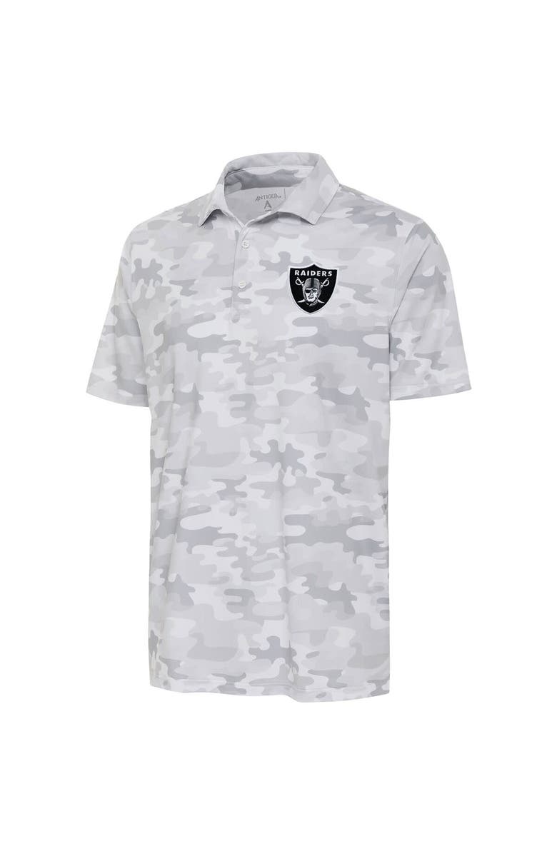 ANTIGUA Men's Antigua White Las Vegas Raiders Collide Polo, Alternate, color, White