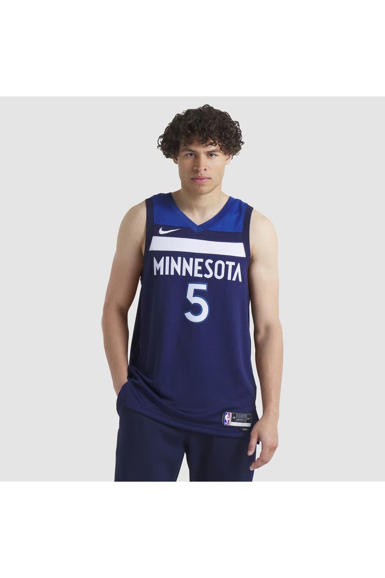 Unisex Nike Anthony Edwards Navy Minnesota Timberwolves Swingman Jersey - Icon Edition, Alternate, color, Navy