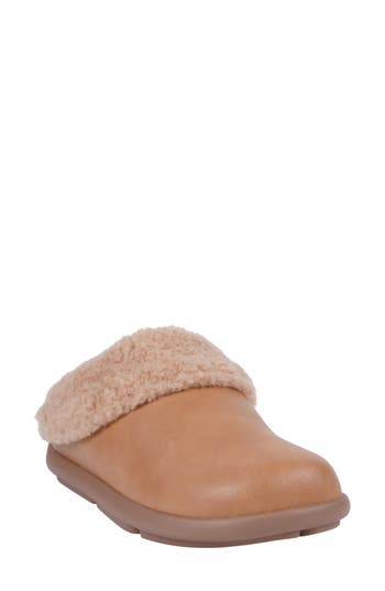 Gc Shoes Shari Faux Shearling Lined Mule In Multi