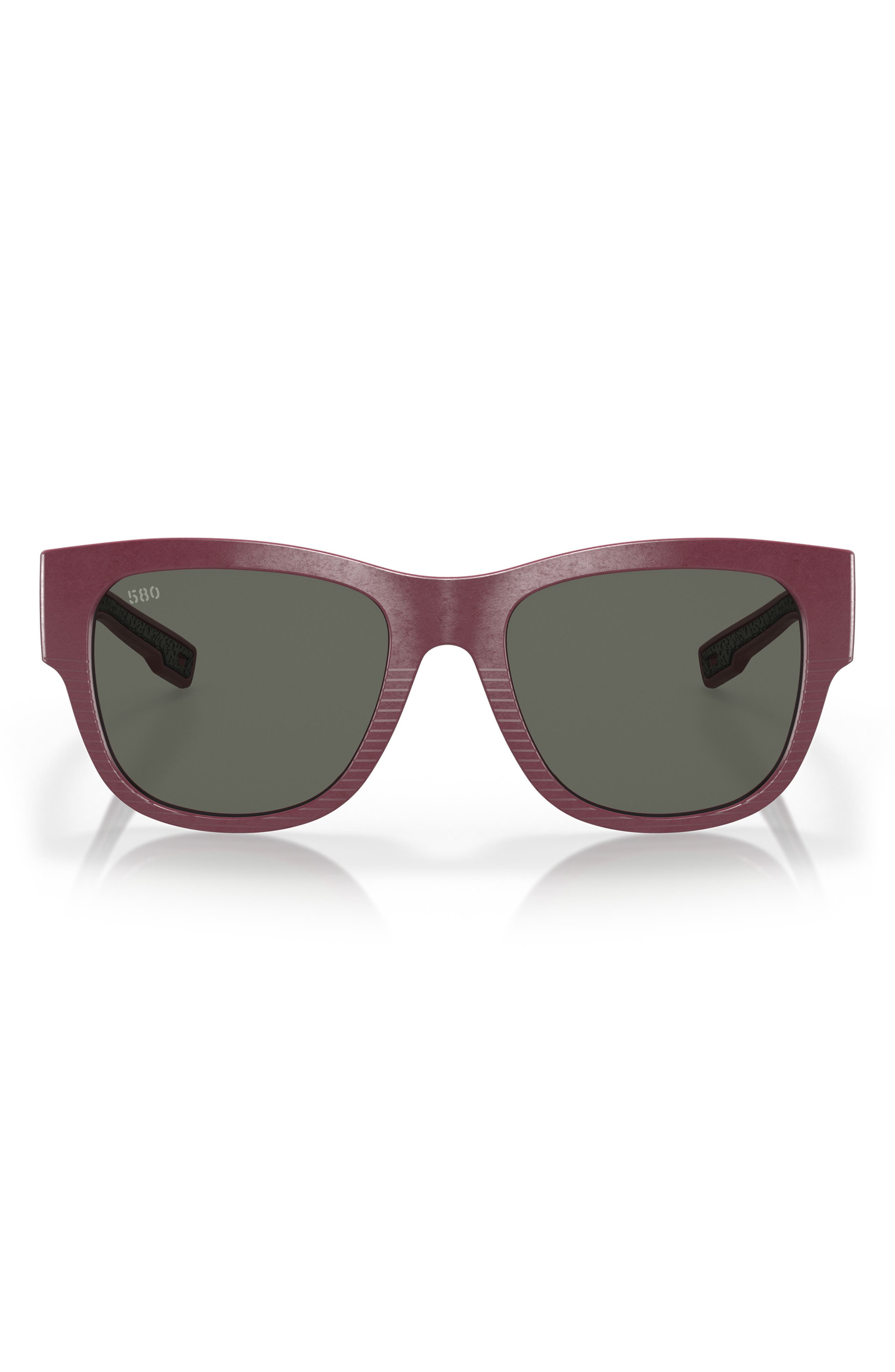 Caleta 55mm Polarized Square Sunglasses