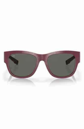 Caleta 55mm Polarized Square Sunglasses