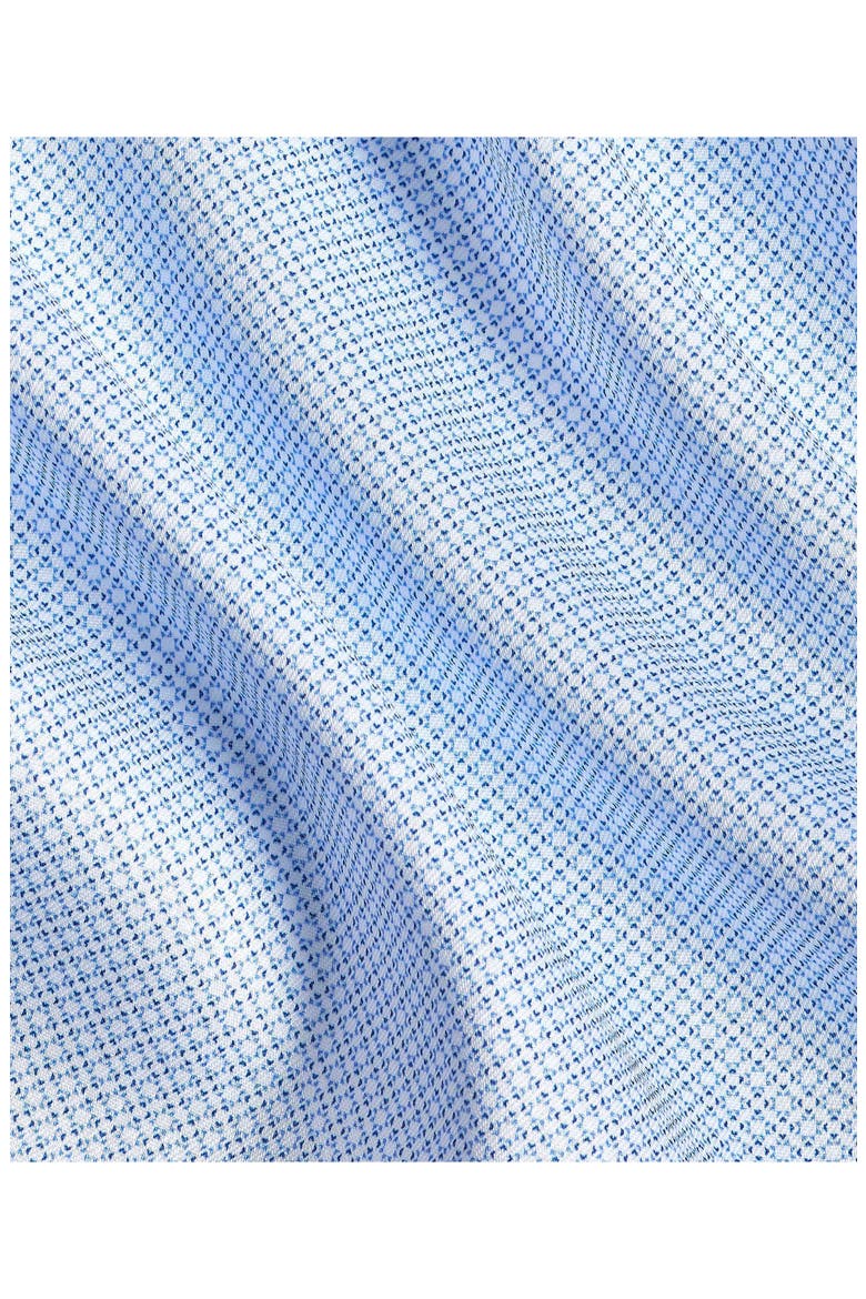 Trim Fit Neat Print Cotton Dress Shirt, Alternate, color, SKY