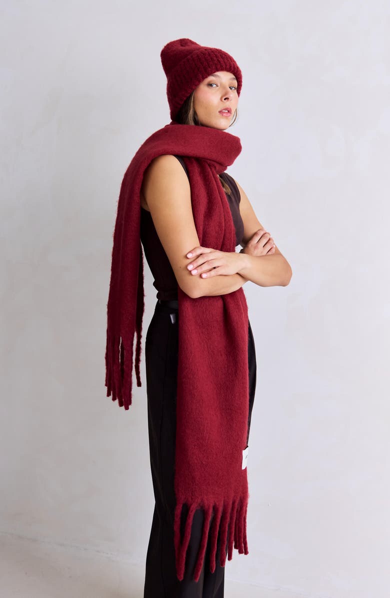 Arctic Fox & Co The Reykjavik Beanie, Alternate, color, Burgundy