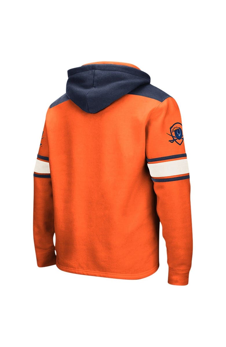 COLOSSEUM Men's Colosseum Orange Virginia Cavaliers 2.0 Lace-Up Pullover Hoodie, Alternate, color, Orange
