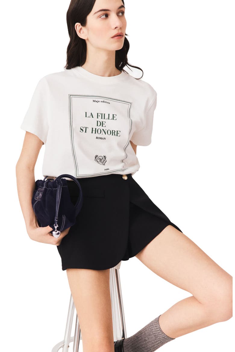Layered-effect suit shorts, Alternate, color, Black