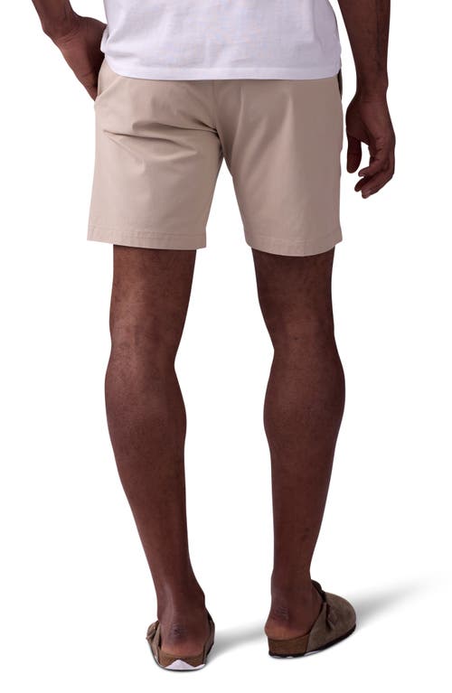 The Normal Brand Stretch Cotton Chino Shorts In Khaki
