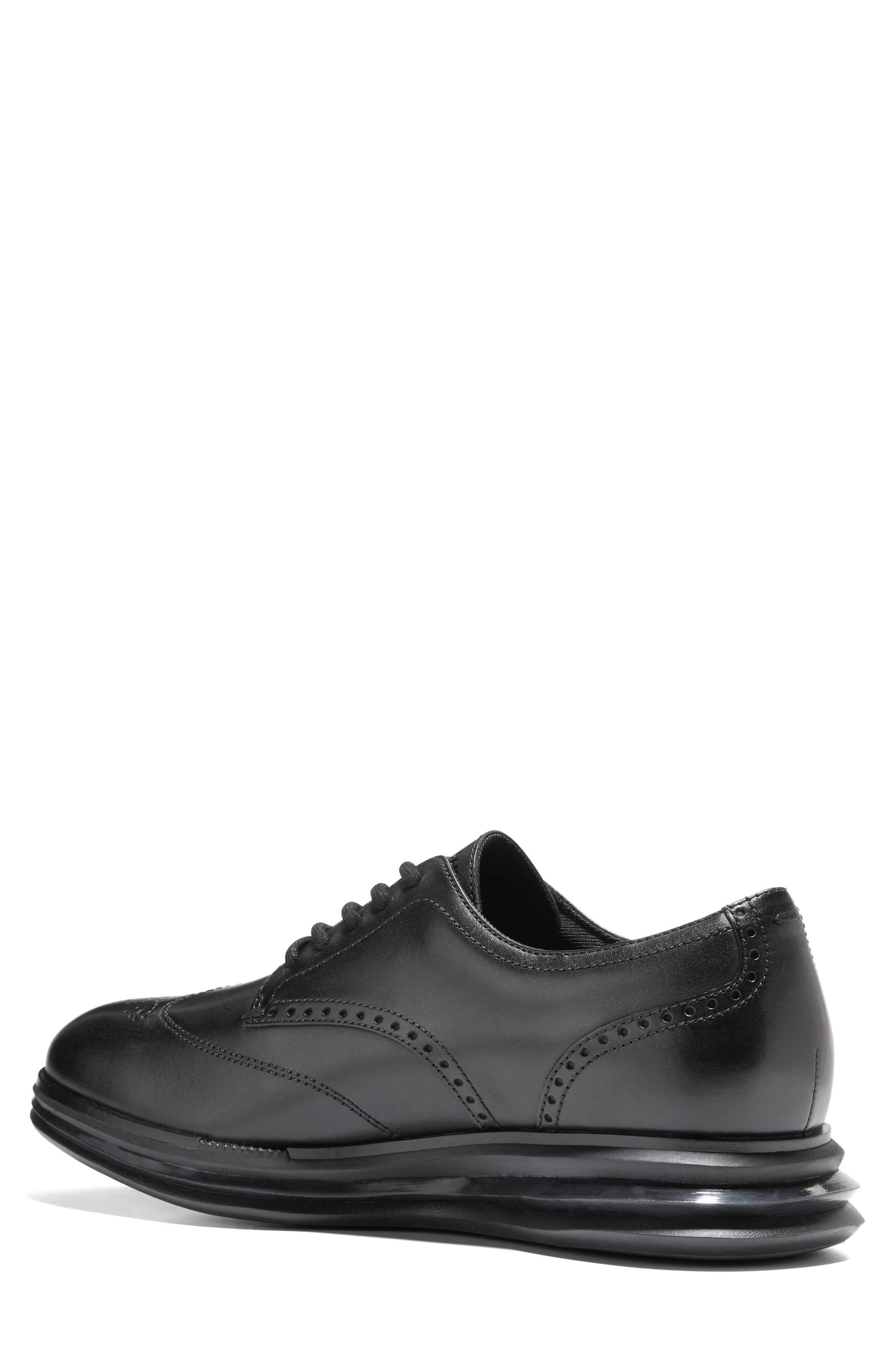 Cole Haan Original Grand Energy One Wing Oxford, Alternate, color, Black / Black / Black