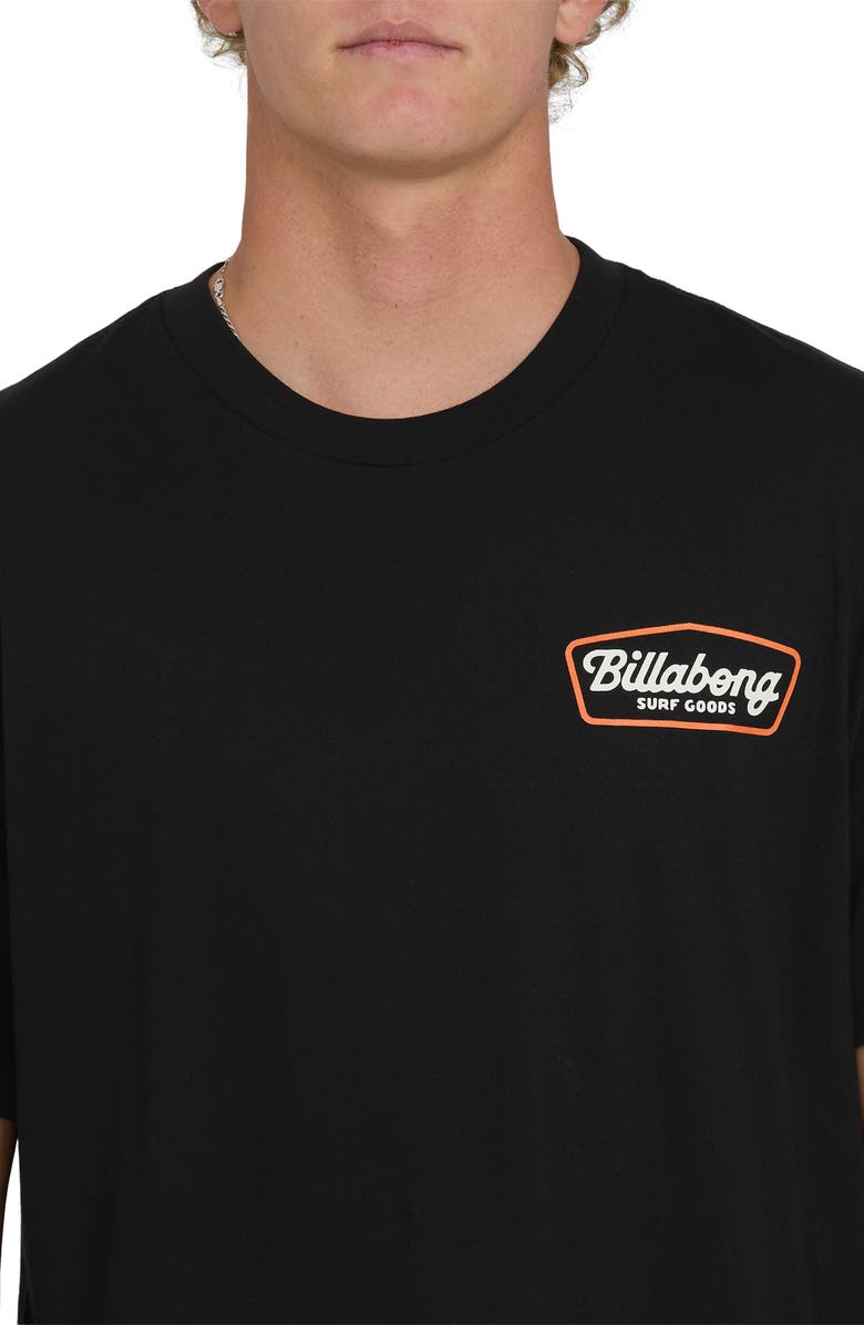 Billabong Off Duty Premium Graphic T-Shirt, Alternate, color, Black
