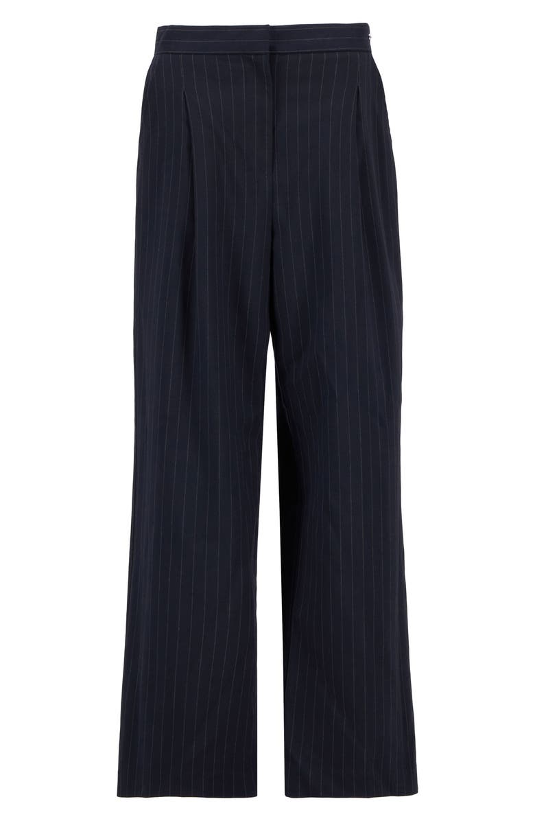 Barbour Carrie Pinstripe Pants, Alternate, color, Navy