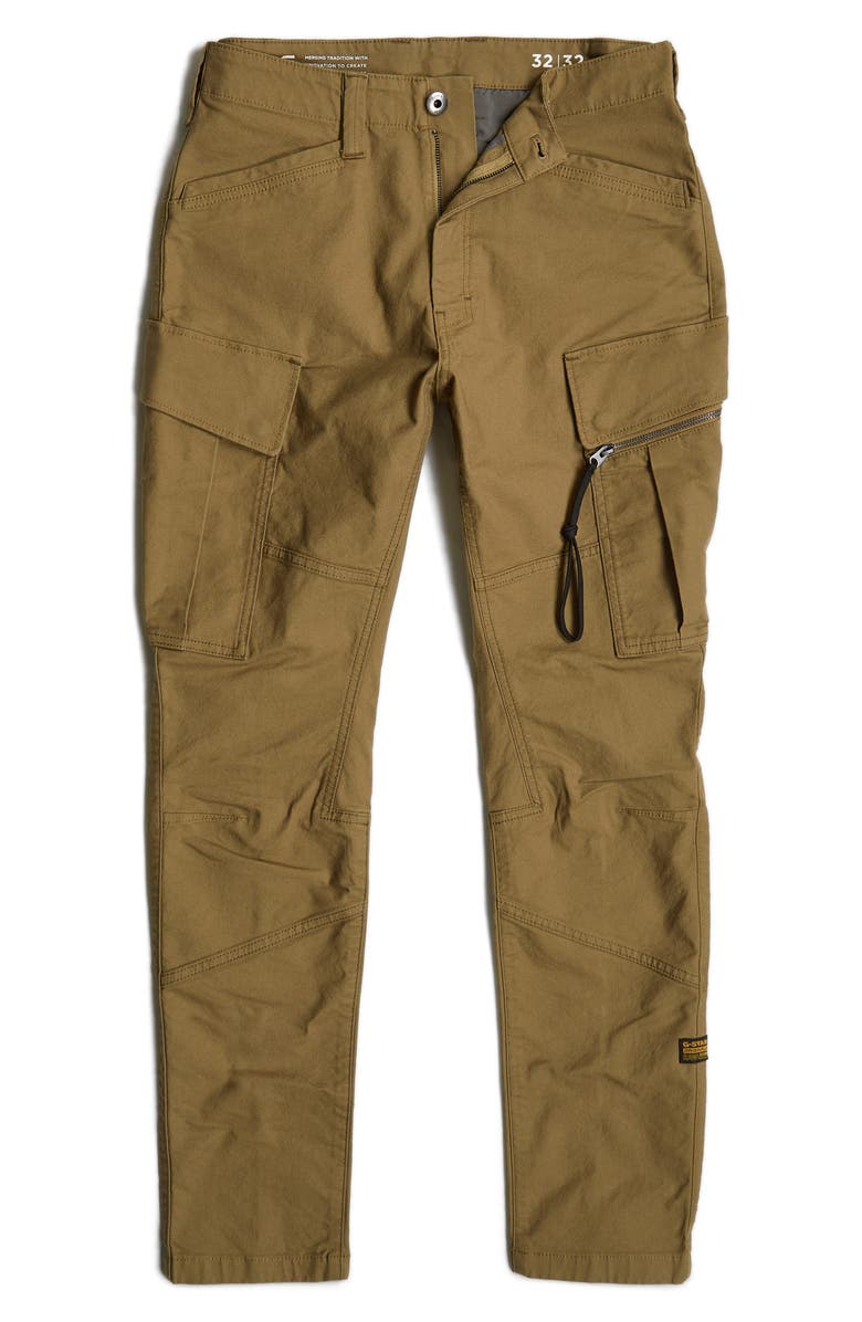 G-STAR Zip 3D Skinny Stretch Cotton Cargo Pants, Alternate, color, 