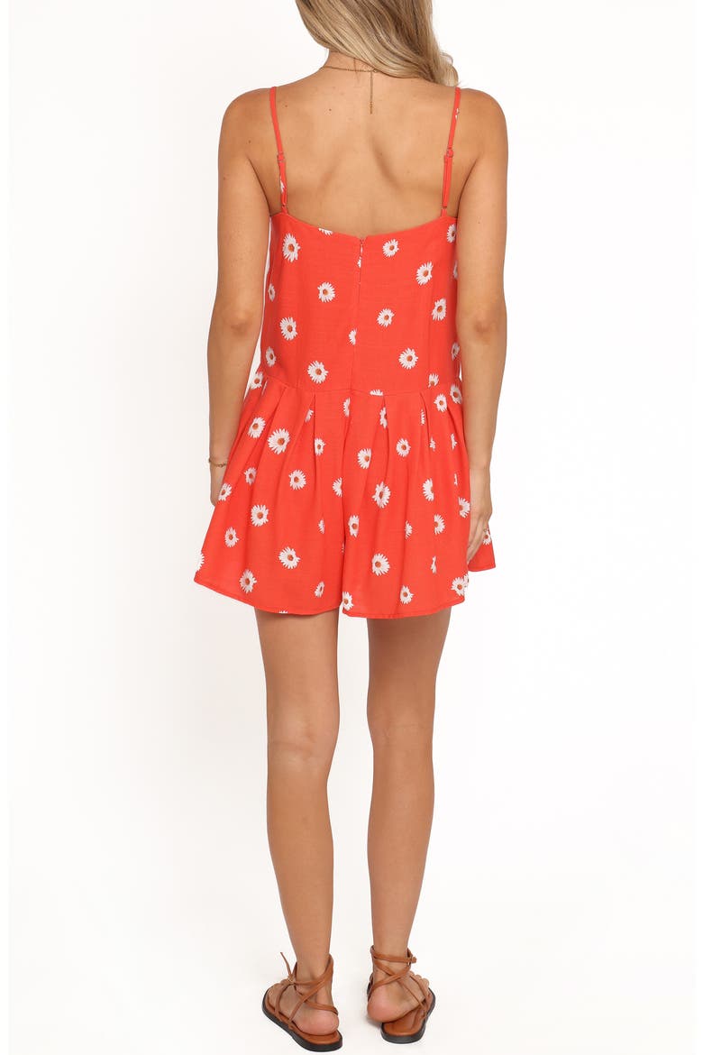 Claire Floral Drop Waist Romper, Alternate, color, DAISY MEADOW
