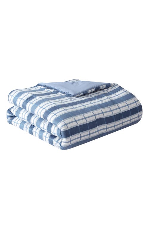 Perry Ellis Caleb 7-piece Full Comforter Set In Blue