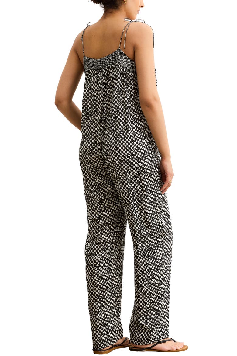 The Portia Jumpsuit, Alternate, color, Black-White