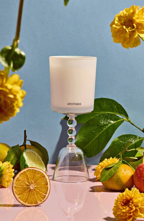 Apotheke Bergamot Tangerine Classic Scented Candle In White