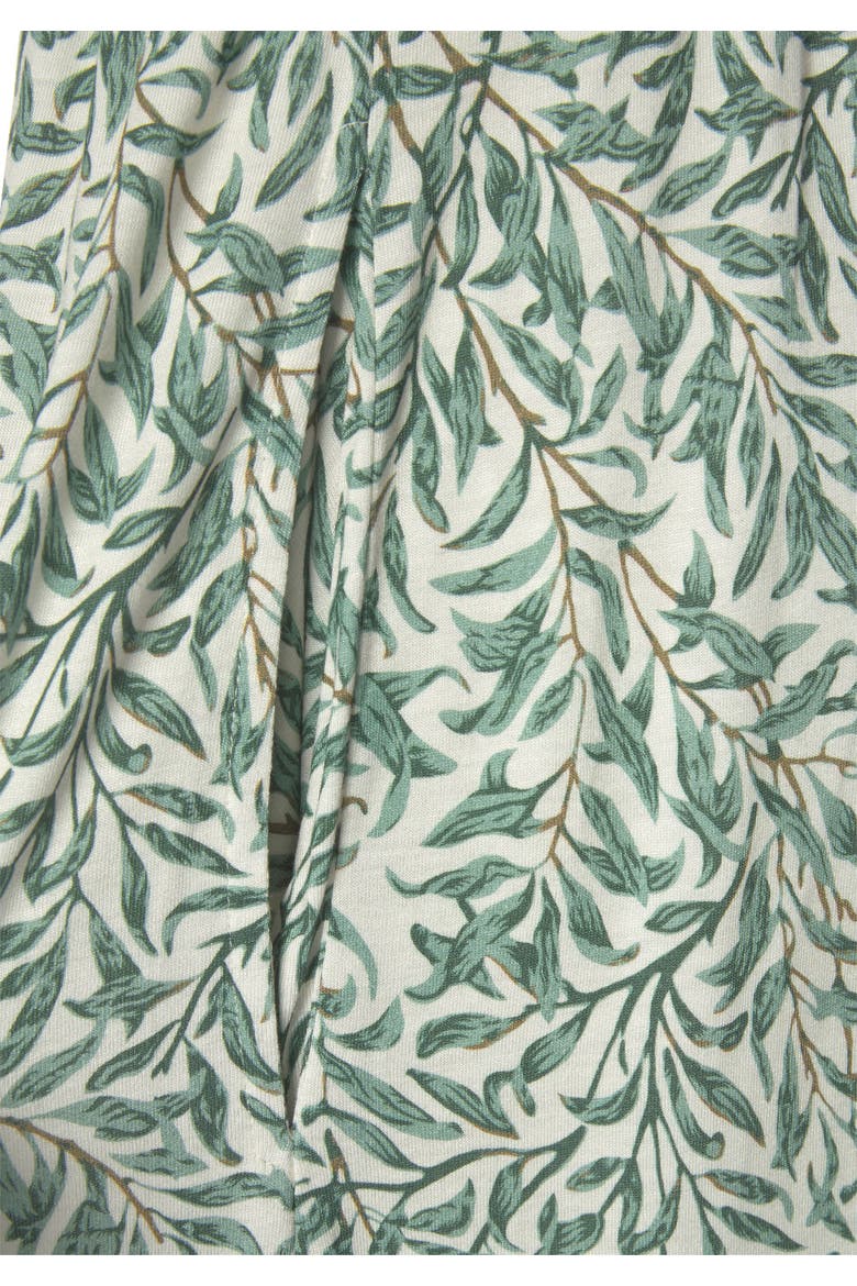 Smocked Strap Dress, Alternate, color, Green Printed