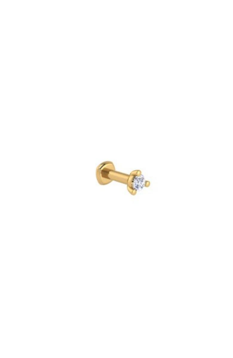 Seed2Stone You're-a-Stud Flat Back Stud, Main, color, Yellow Gold