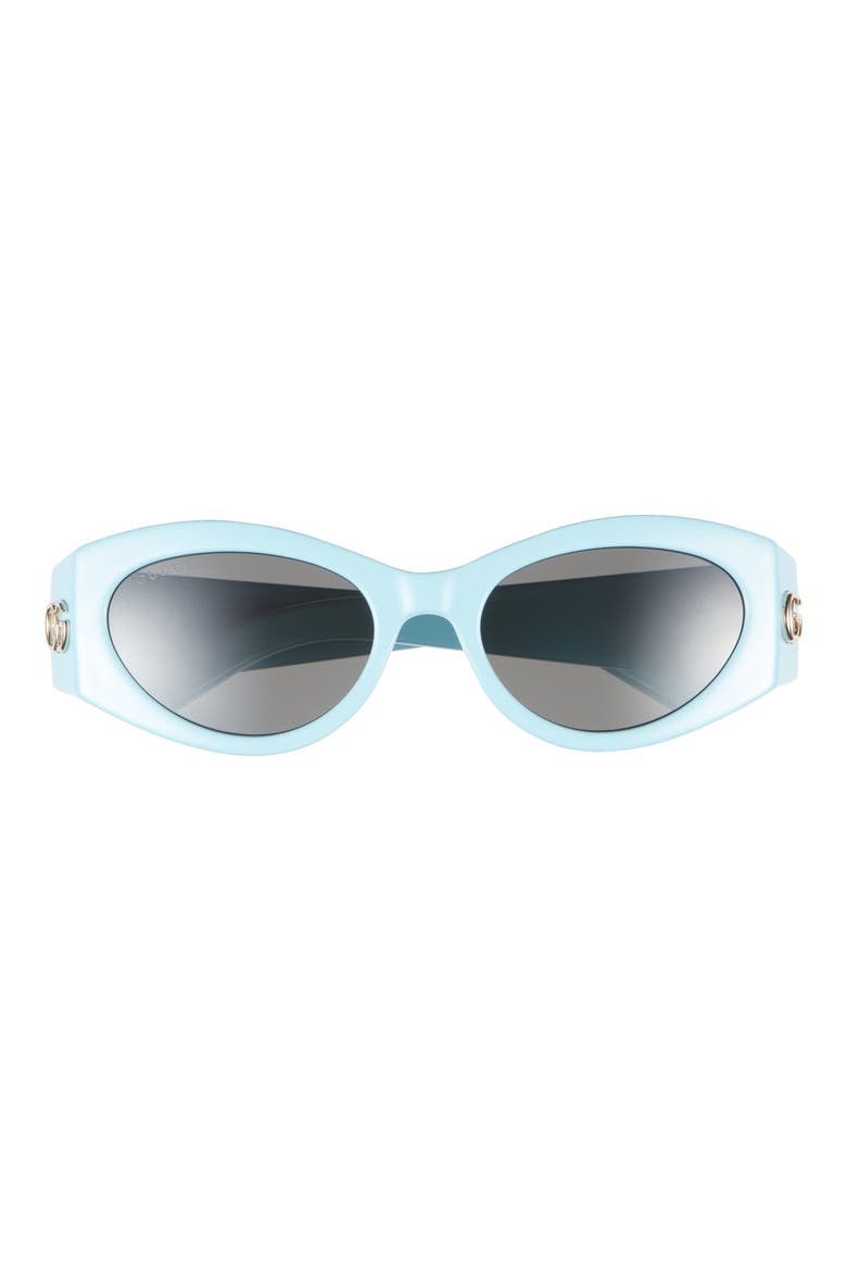53mm Core Round Sunglasses, Main, color, LIGHT BLUE LIGHT BLUE GREY