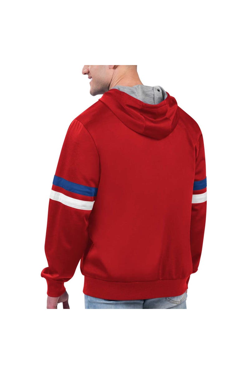 G-III SPORTS BY CARL BANKS Men's G-III Sports by Carl Banks Red LA Clippers Contender Full-Zip Hoodie Jacket, Alternate, color, Red
