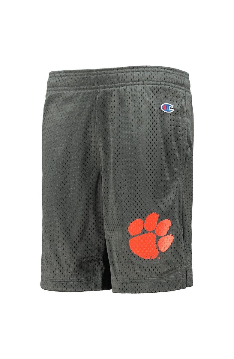 Champion Youth Champion Charcoal Clemson Tigers Classic Mesh Shorts, Alternate, color, Charcoal