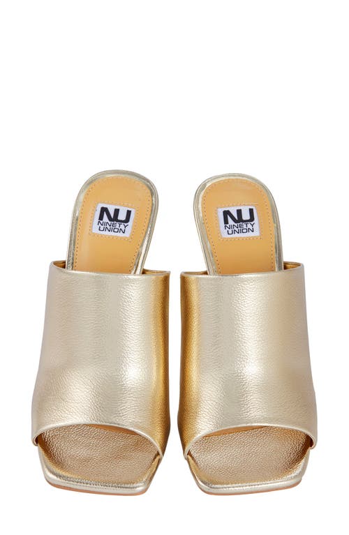 Ninety Union Rumba Slide Sandal In Gold