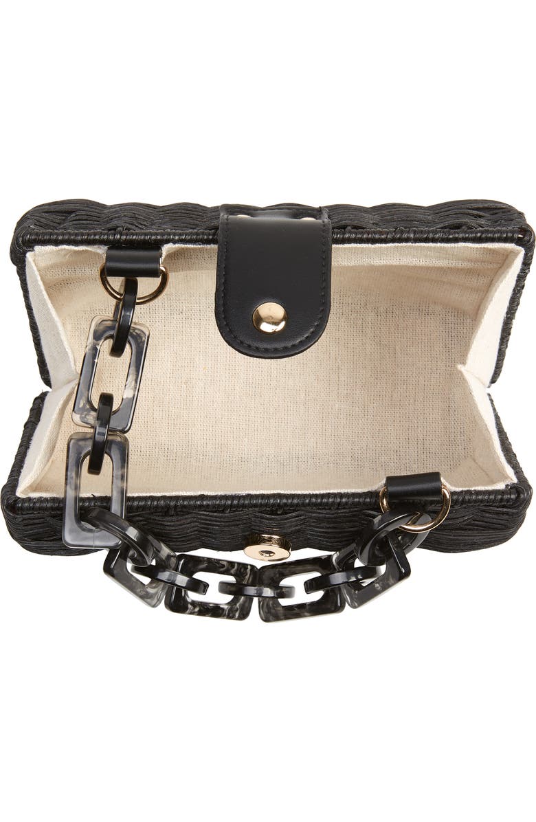 BTB Los Angeles Page Wicker Clutch, Alternate, color,