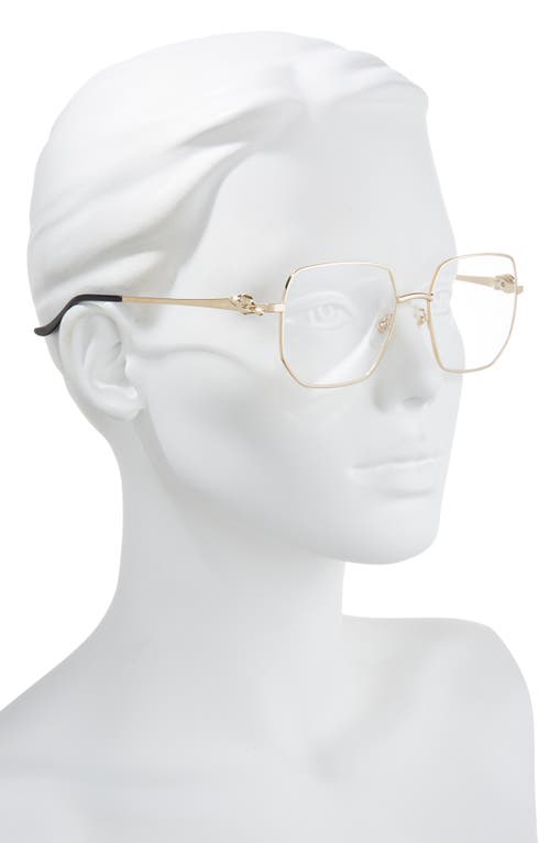 Cartier 57mm Rectangular Optical Glasses