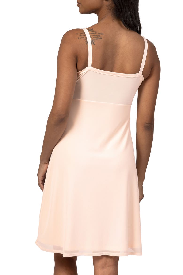 Aurora Mesh Nursing Nightgown, Alternate, color, PINK